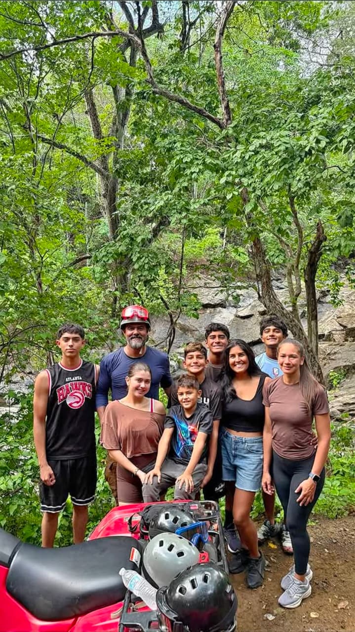 Family and friends enjoying a Four Wheelers experience